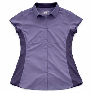 Arc'teryx Women’s Performance Snap Button Short Sleeve Shirt Size L